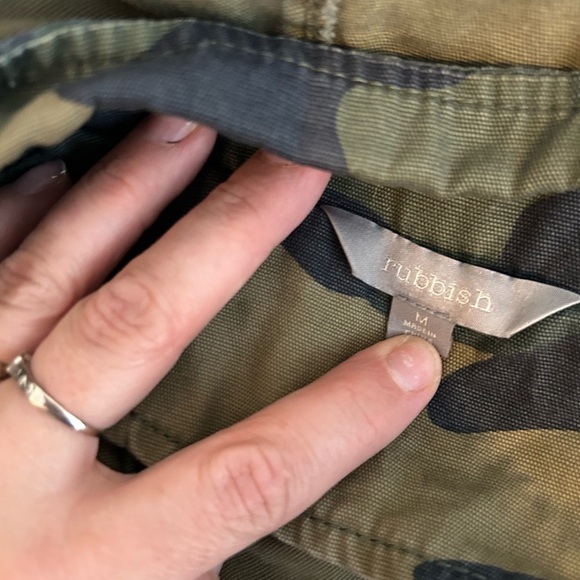 Rubbish Medium Cargo Camouflage Utility Jacket - Picture 3 of 10